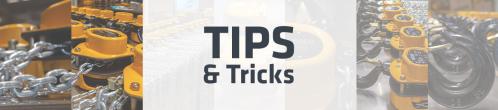 Tips & Tricks | Palans à chaîne